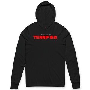 Terrifier Clown Graphic Hoodie | Long Sleeve Hooded Tee, Horror Movie Shirt. NEW
